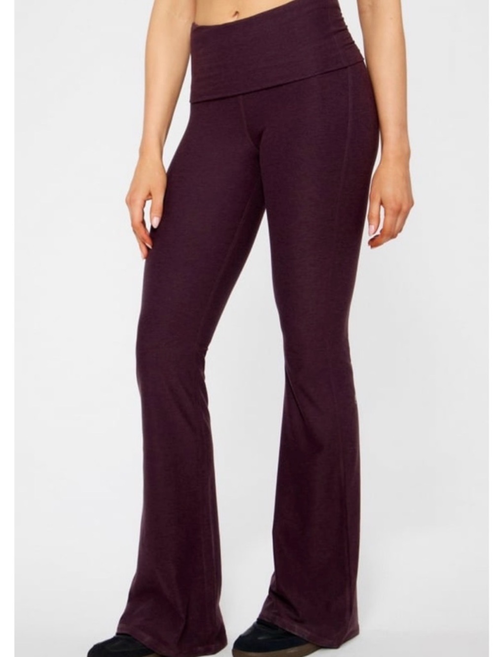 Fabletics Cloud Jersey Foldover Flare in a short